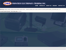 Tablet Screenshot of cyberfrontierpos.com